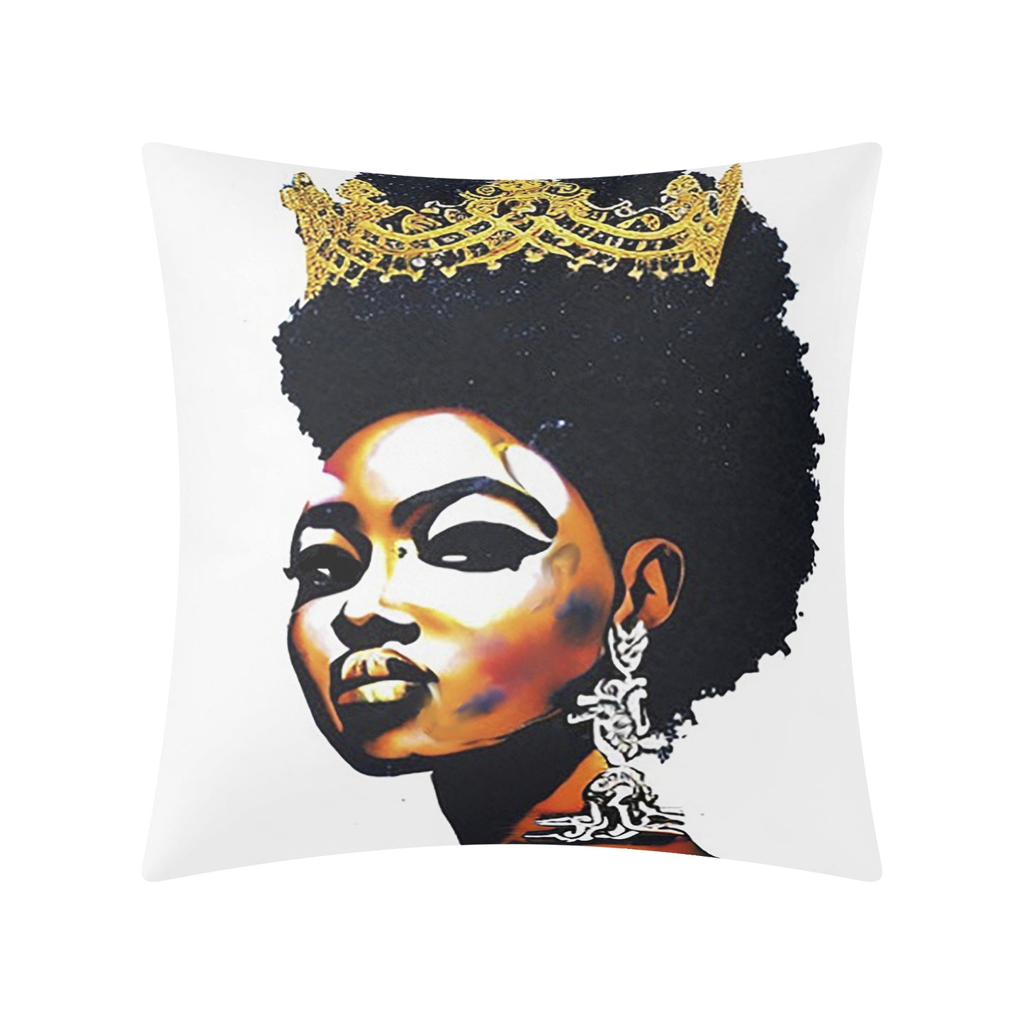Black Queen Pillow Cover