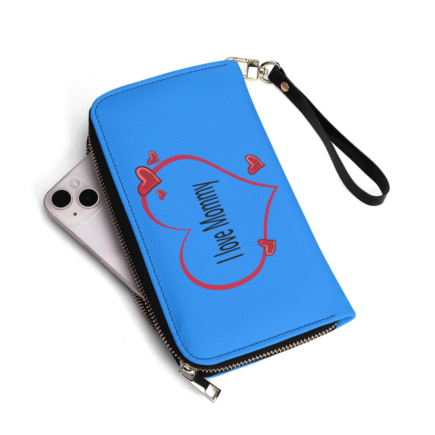 Cupid PU Leather Wallet with Strap