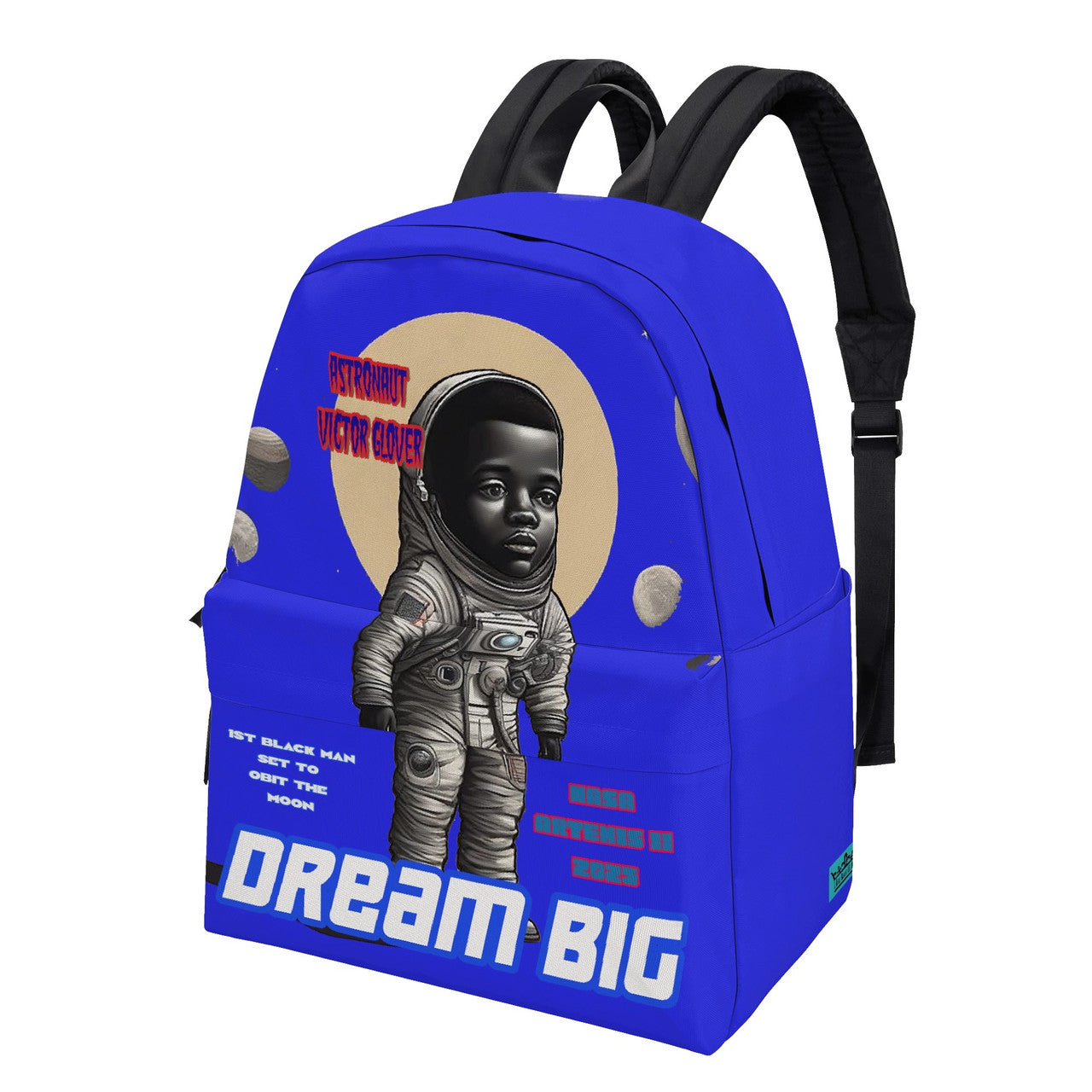 Dream Big Moon Boy Purple Backpack