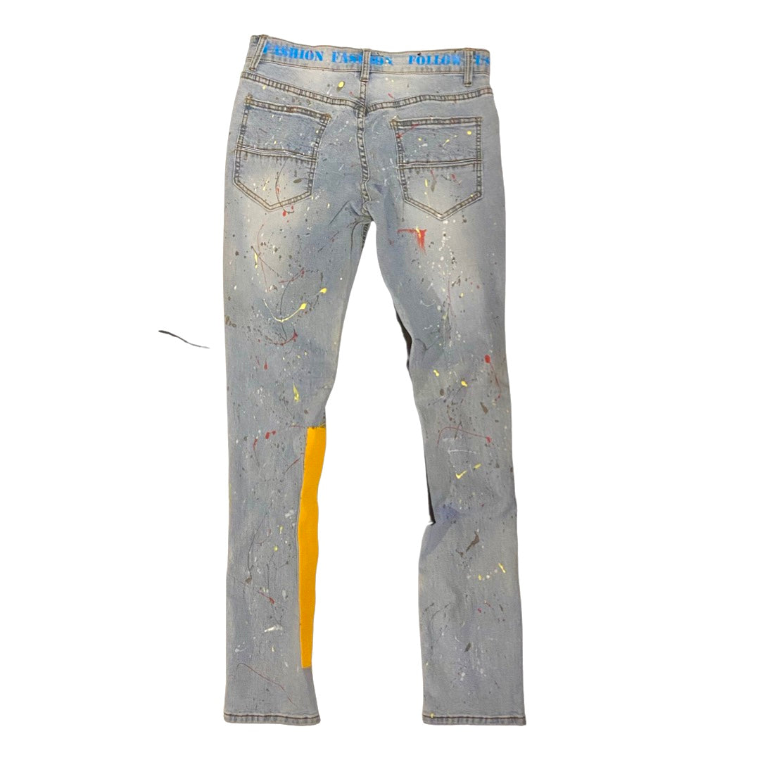 Reflective Ski Mask Patch Jeans