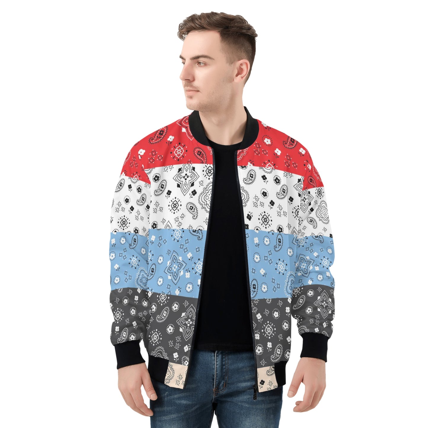 Bandana Bomber Jacket