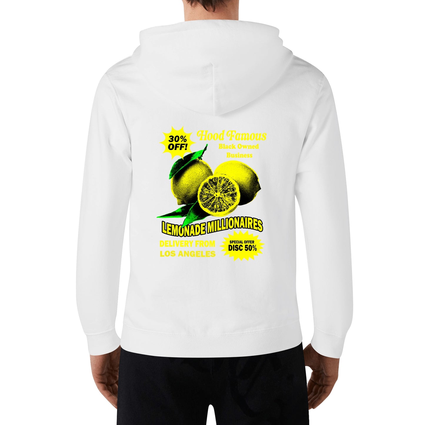 Hood Famous Lemonade Adult Cotton Hoodie