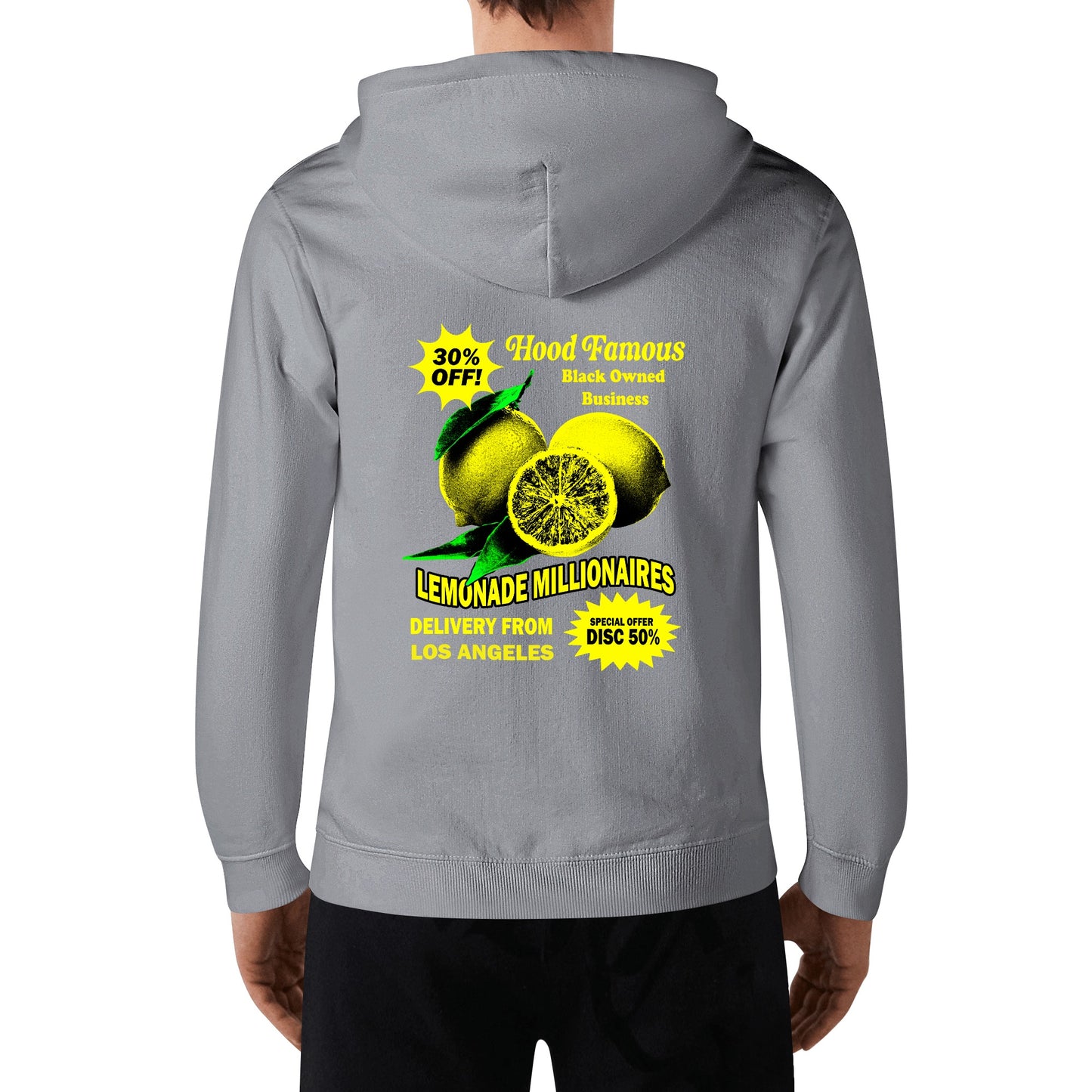 Hood Famous Lemonade Adult Cotton Hoodie