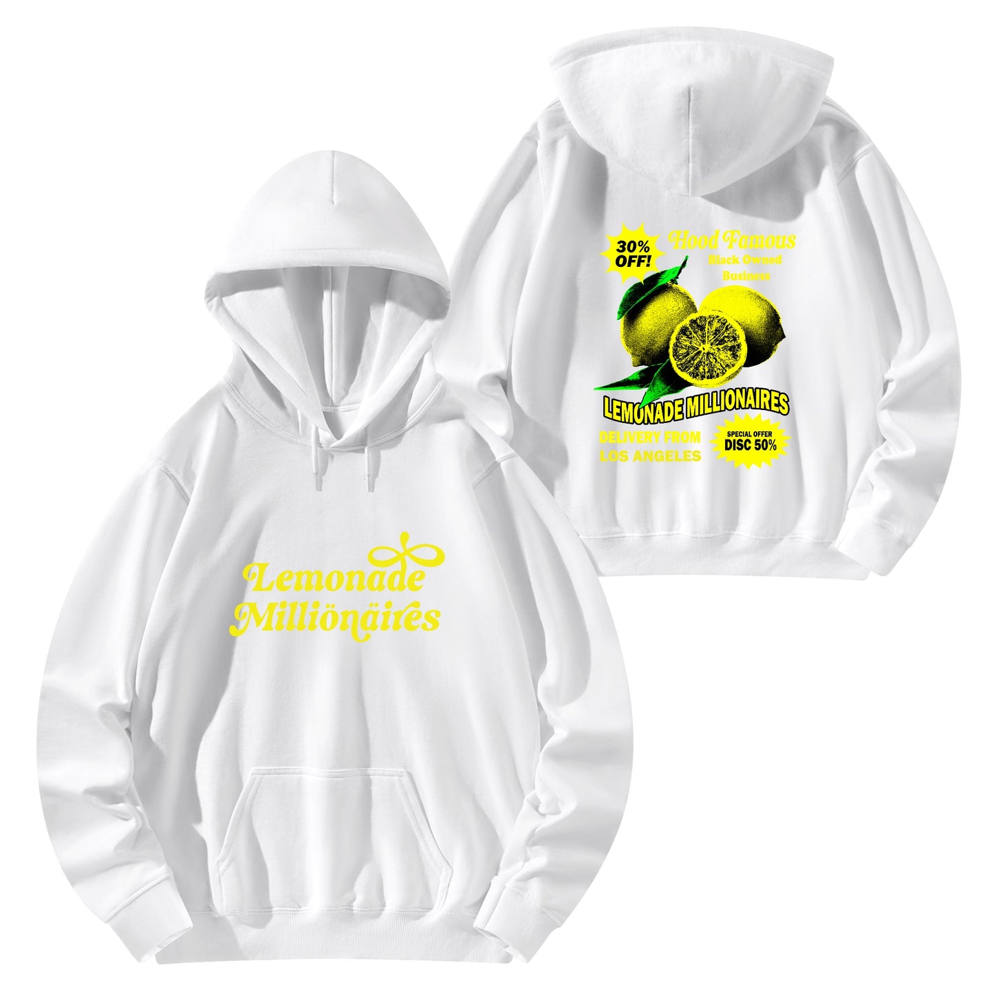 Hood Famous Lemonade Adult Cotton Hoodie