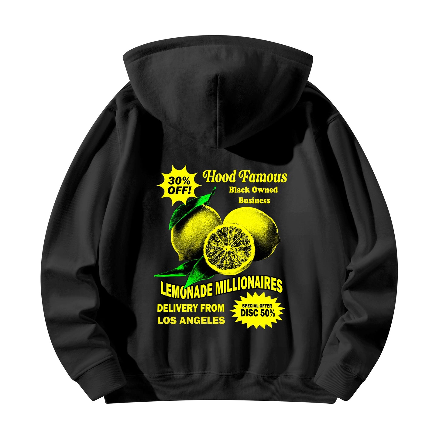 Hood Famous Lemonade Adult Cotton Hoodie