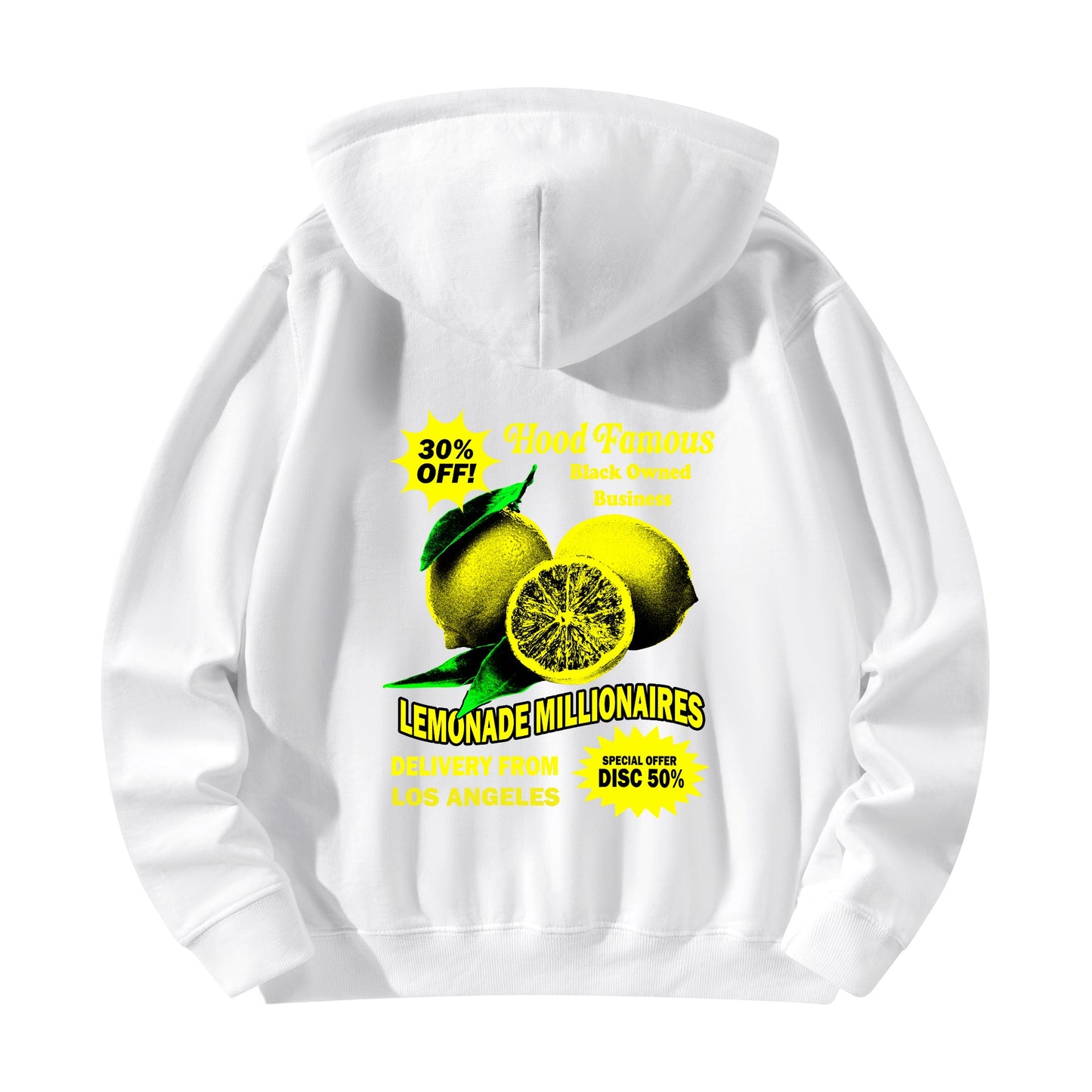 Hood Famous Lemonade Adult Cotton Hoodie