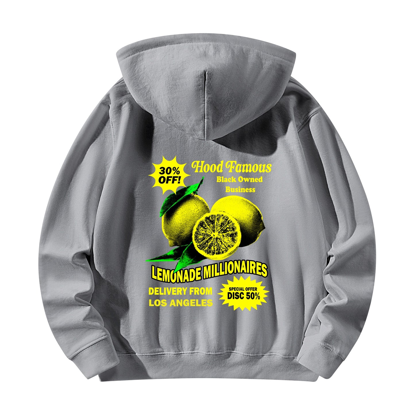 Hood Famous Lemonade Adult Cotton Hoodie