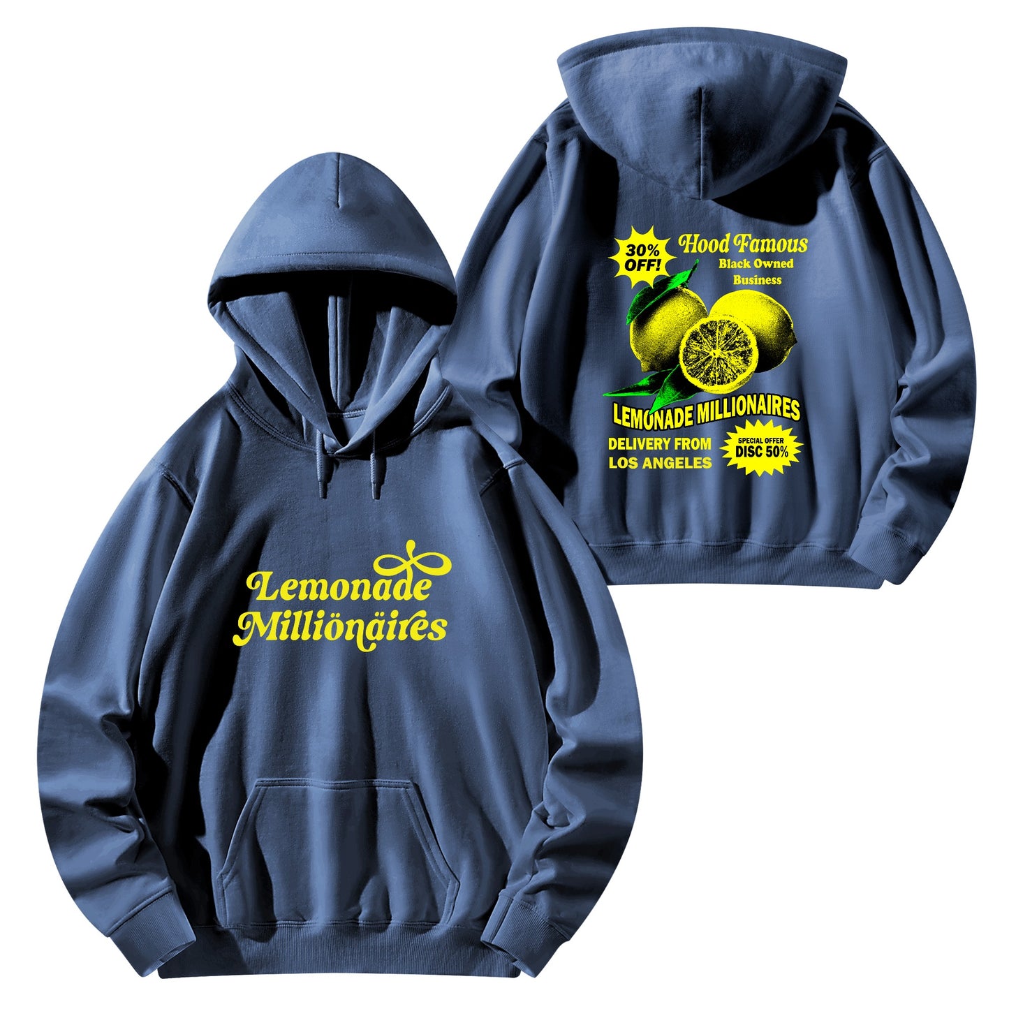 Hood Famous Lemonade Adult Cotton Hoodie