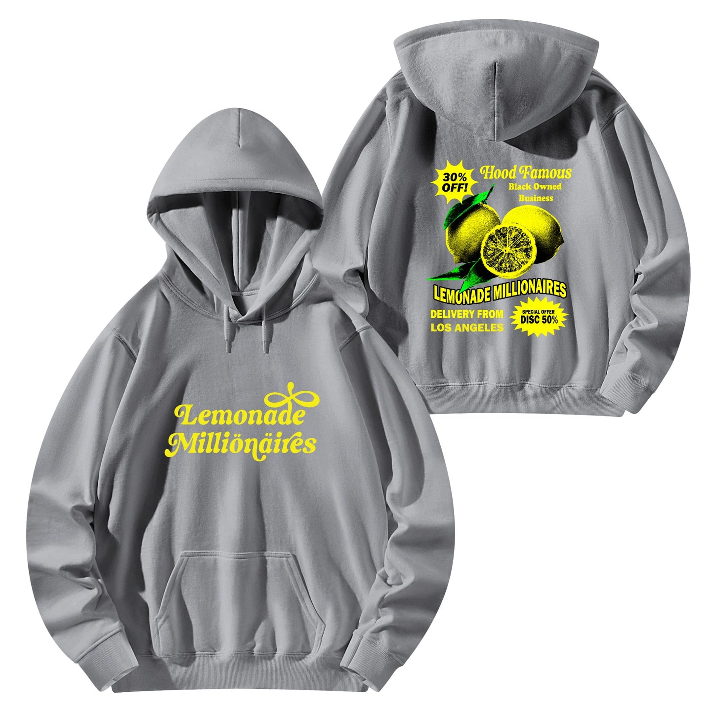 Hood Famous Lemonade Adult Cotton Hoodie