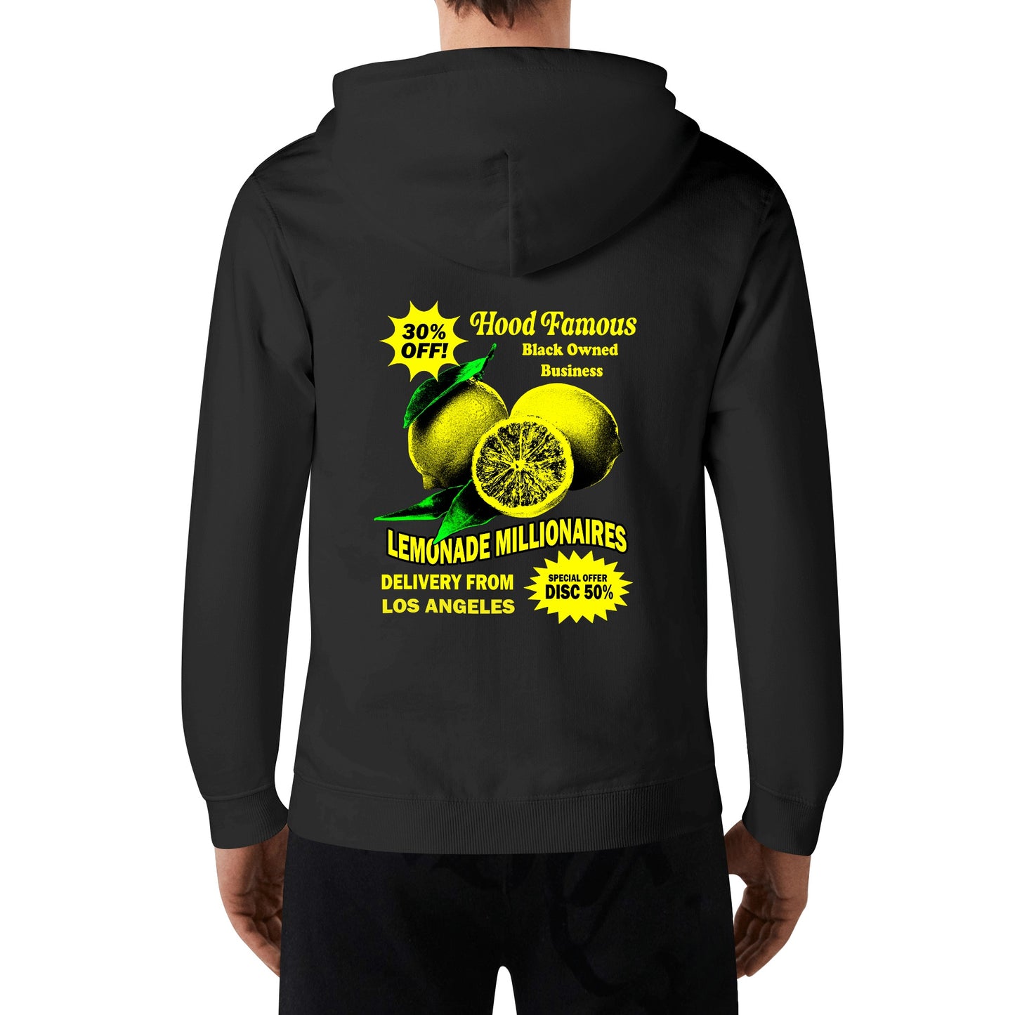 Hood Famous Lemonade Adult Cotton Hoodie