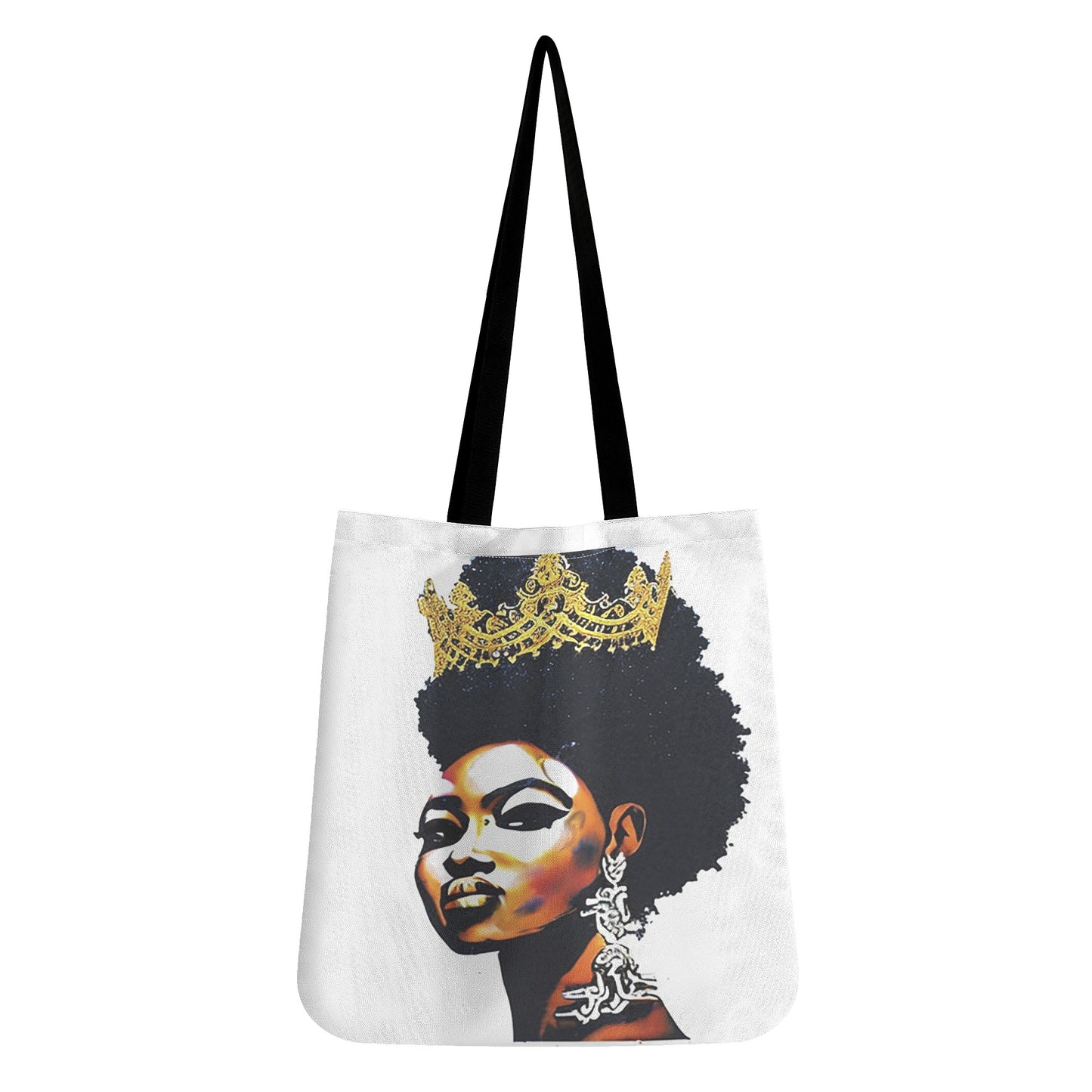 Black Queen Cloth Tote Bag