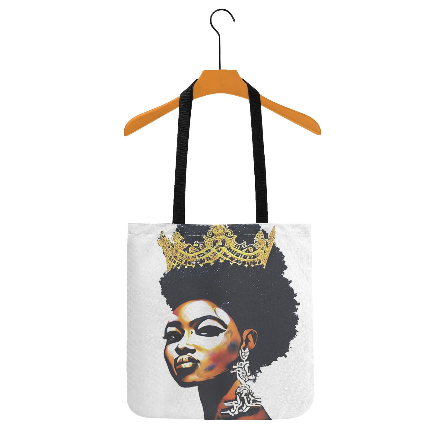 Black Queen Cloth Tote Bag