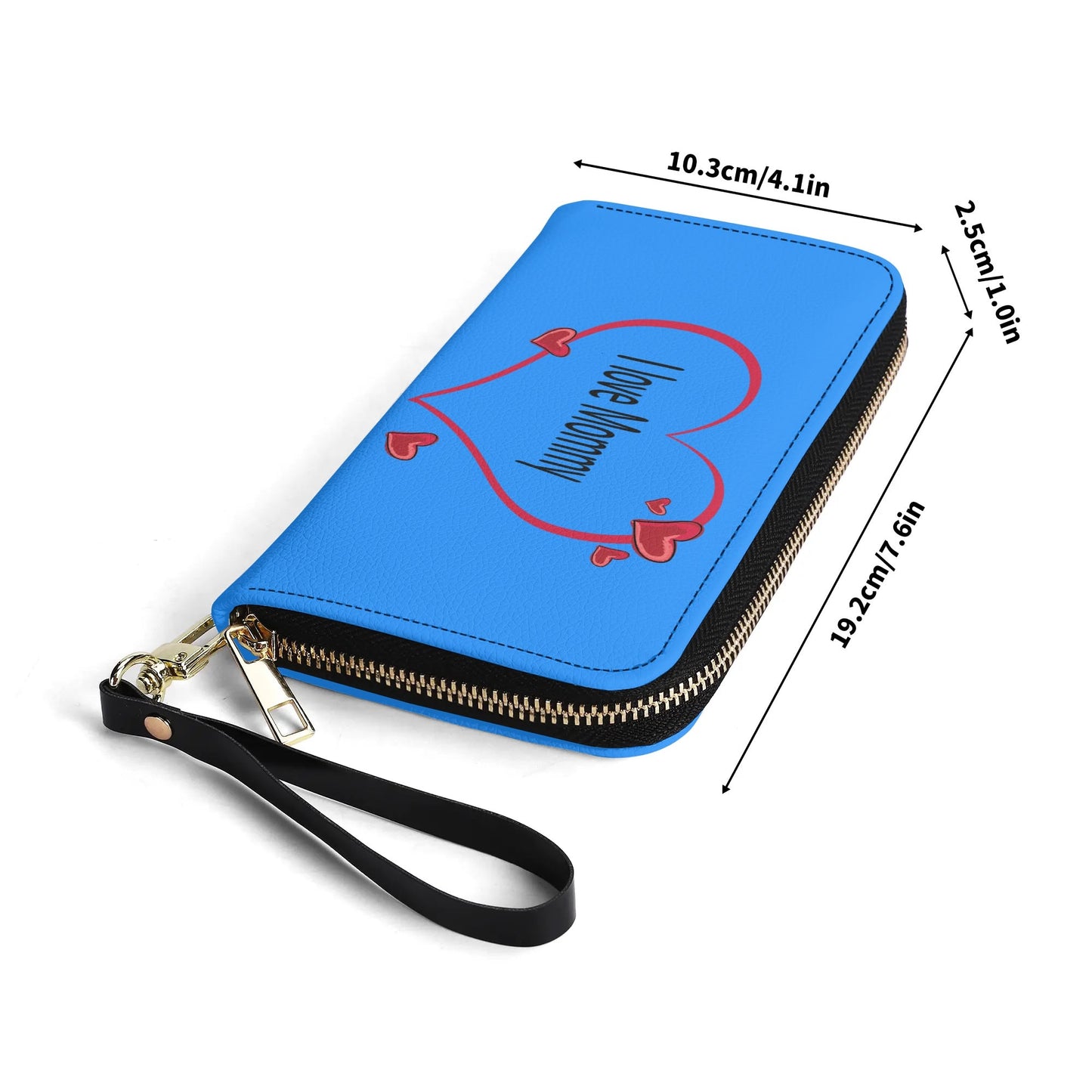 Cupid PU Leather Wallet with Strap