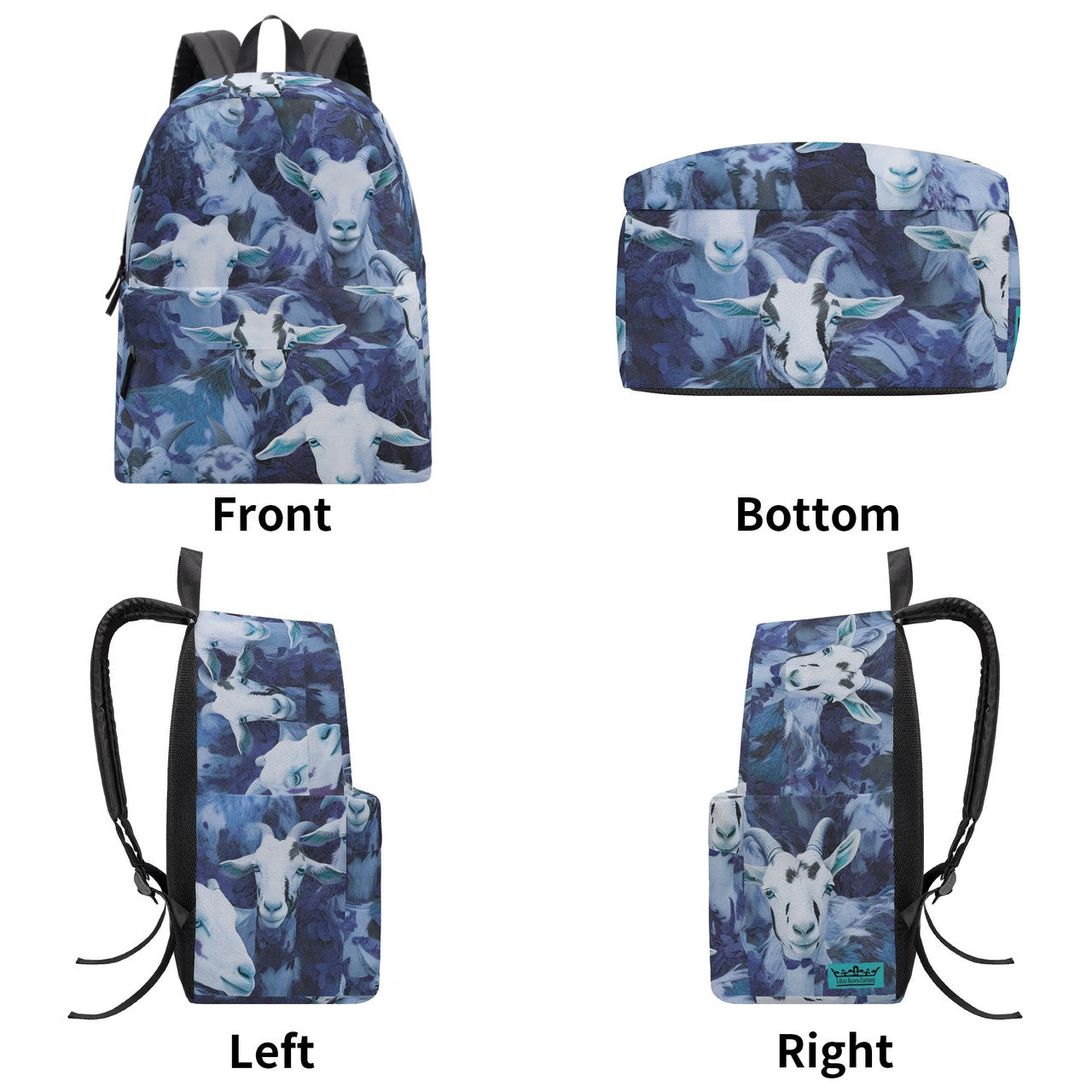 Blue Camo Goat Backpack