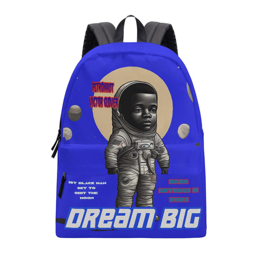 Dream Big Moon Boy Purple Backpack