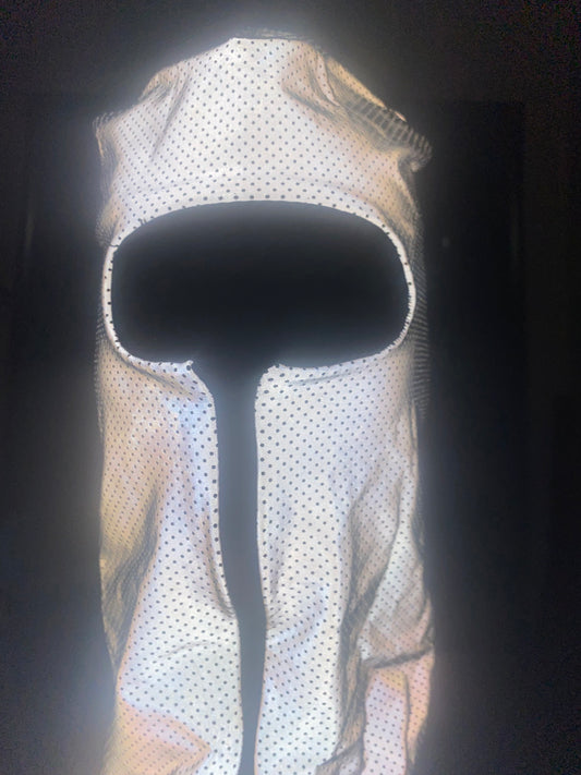 Reflective zip up Balaclava