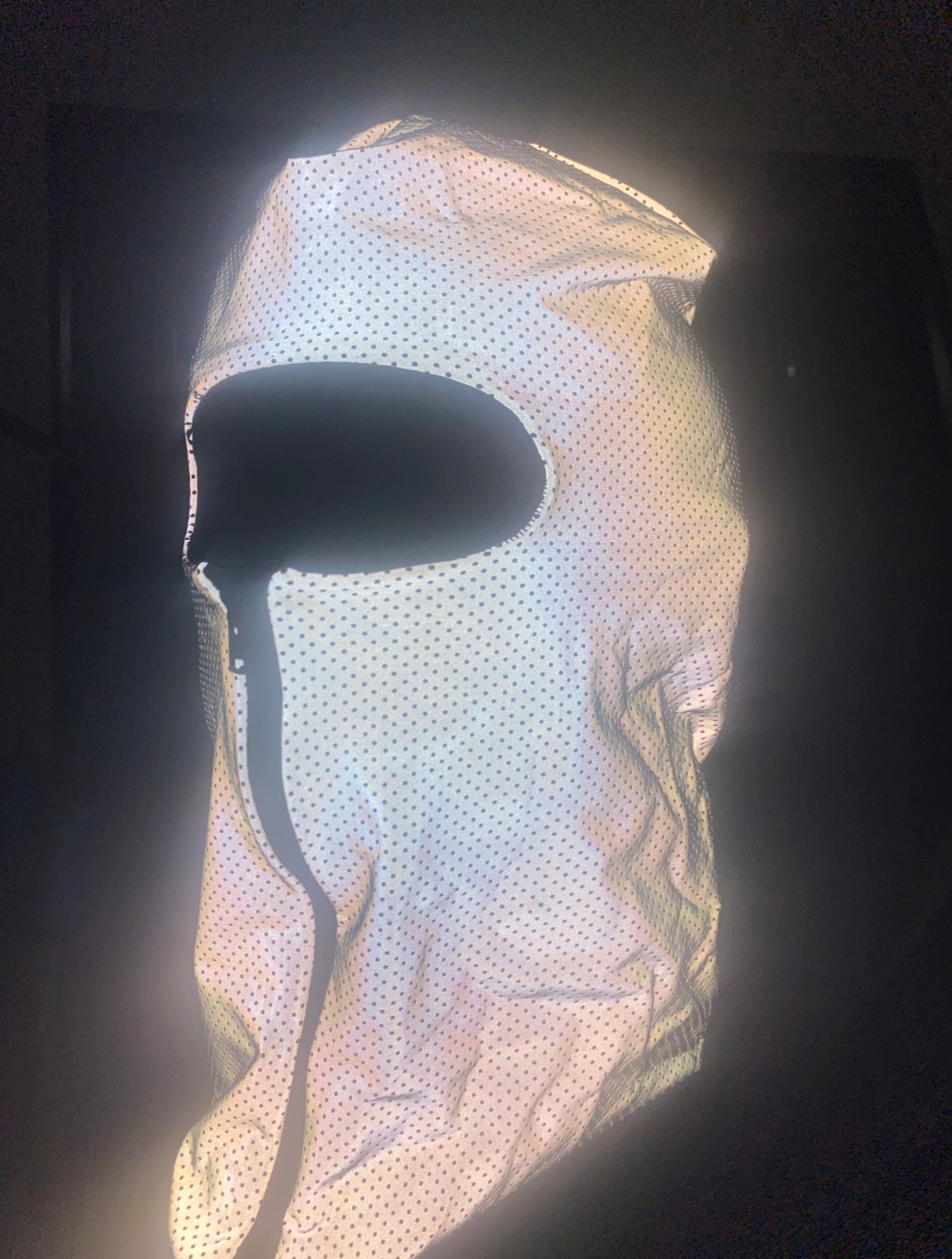 Reflective zip up Balaclava