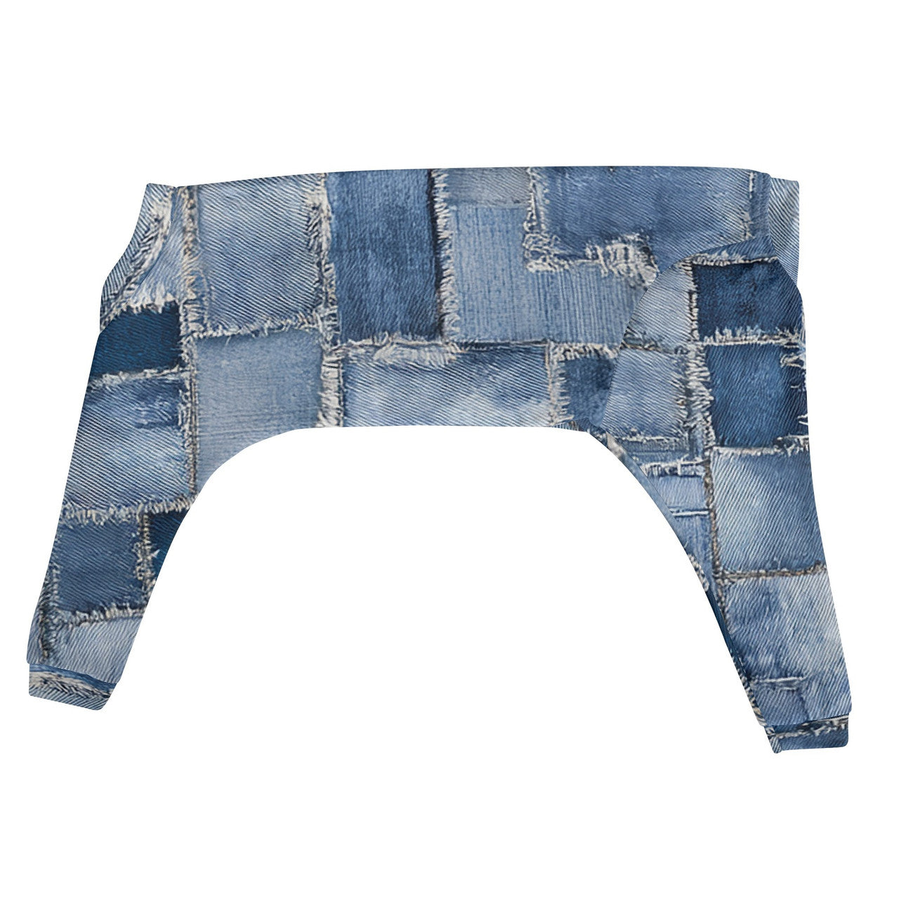Ripped Denim Dog Pajama S-4XL