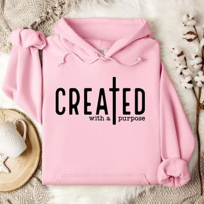 Created with a Purpose Cross Hoodie