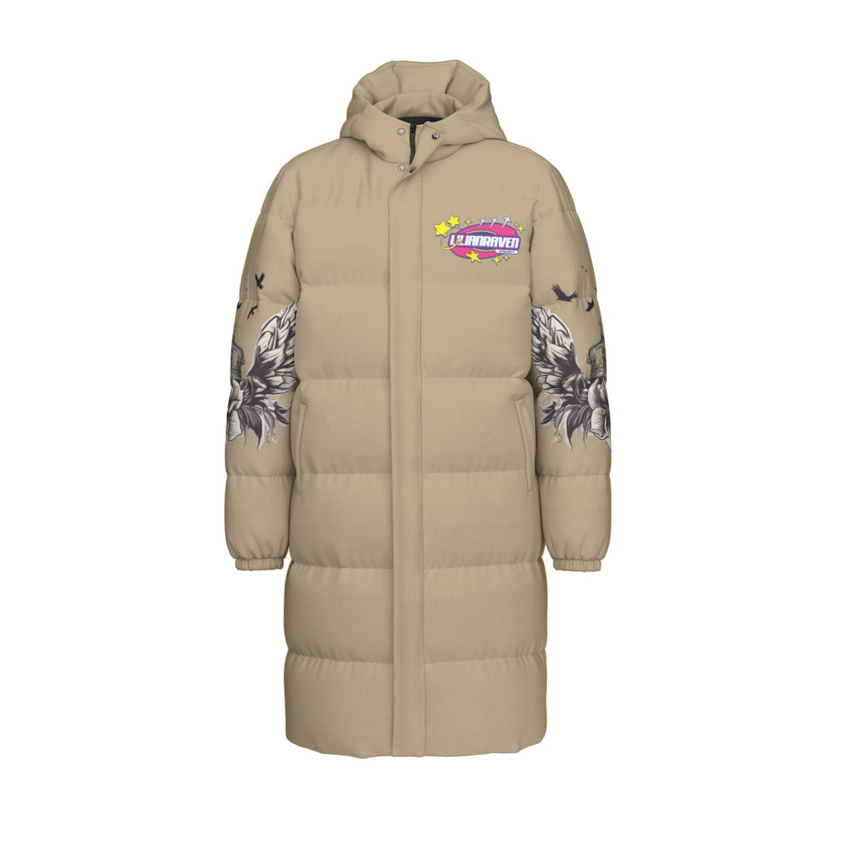 Beige Puffer with Wings