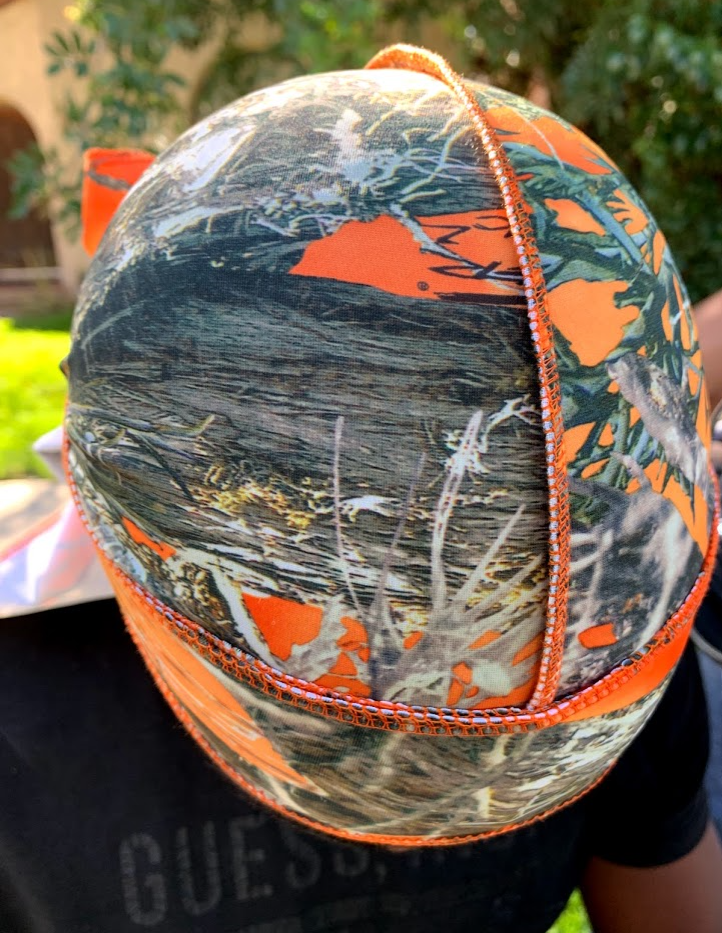 Orange Camo True Timber Durag