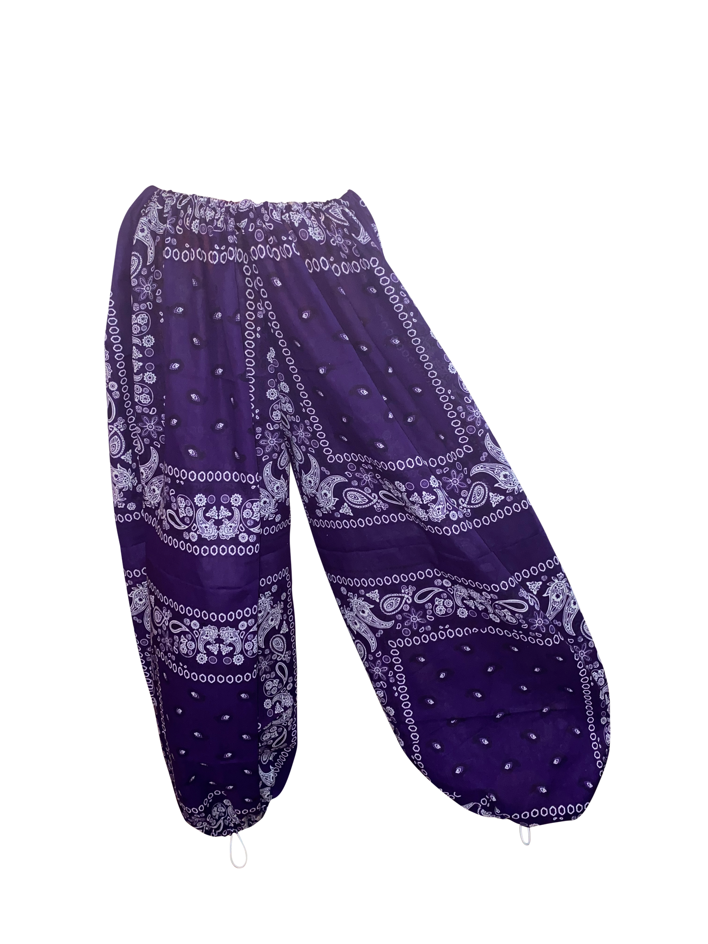 Bandana Scarf Pants Harem Baggy Adjustable waist