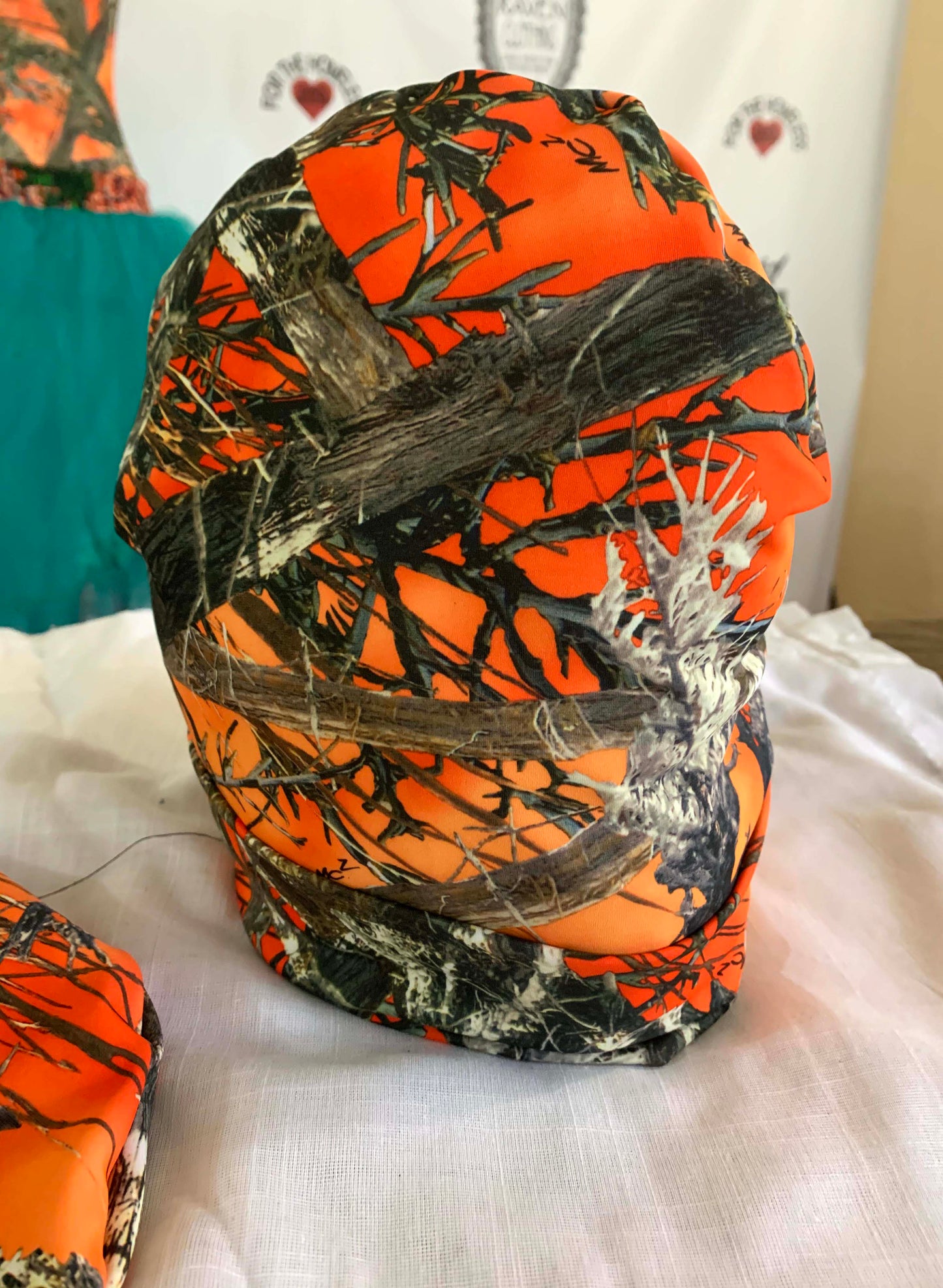 Orange Camo Beanie True Timber