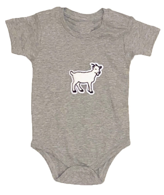 Goat (Greatest of all time) Kid Grey Onesie