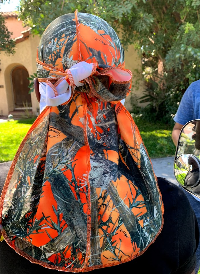 Orange Camo True Timber Durag