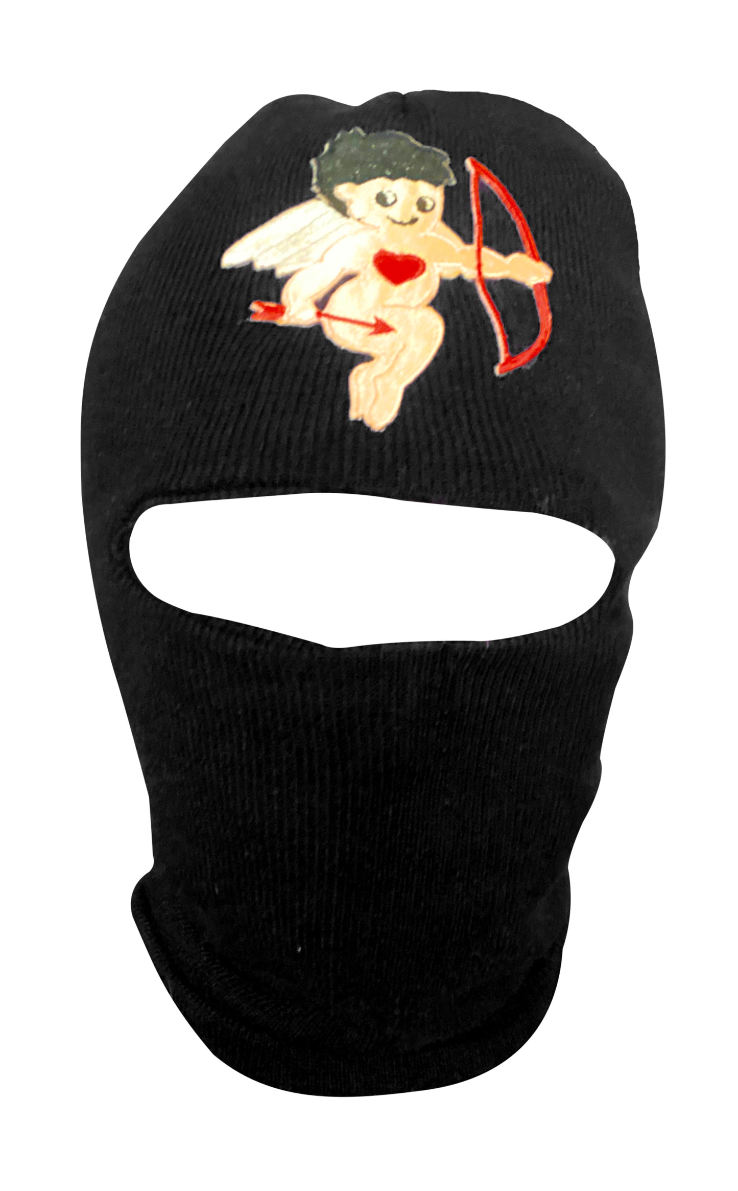 Cupid Black Balaclava  ski mask