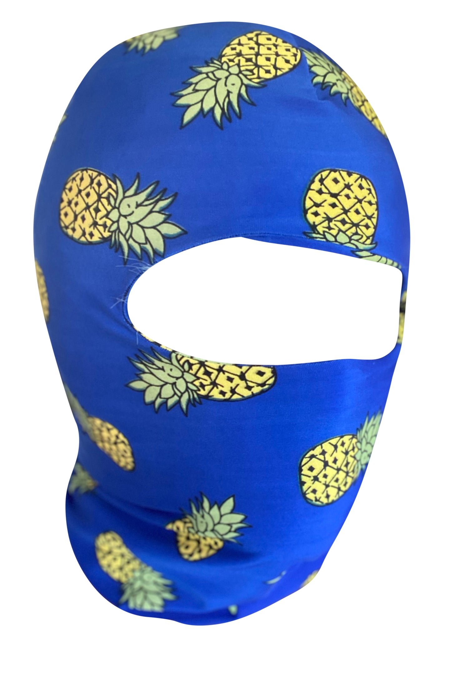 Blue Pineapple print Balaclava Ski Mask