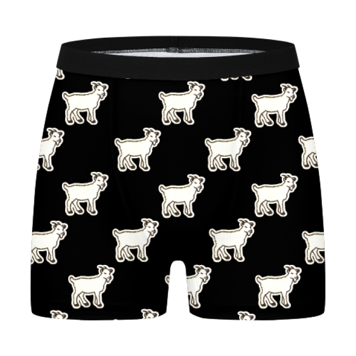 Goat Print Underwear Mens Undies