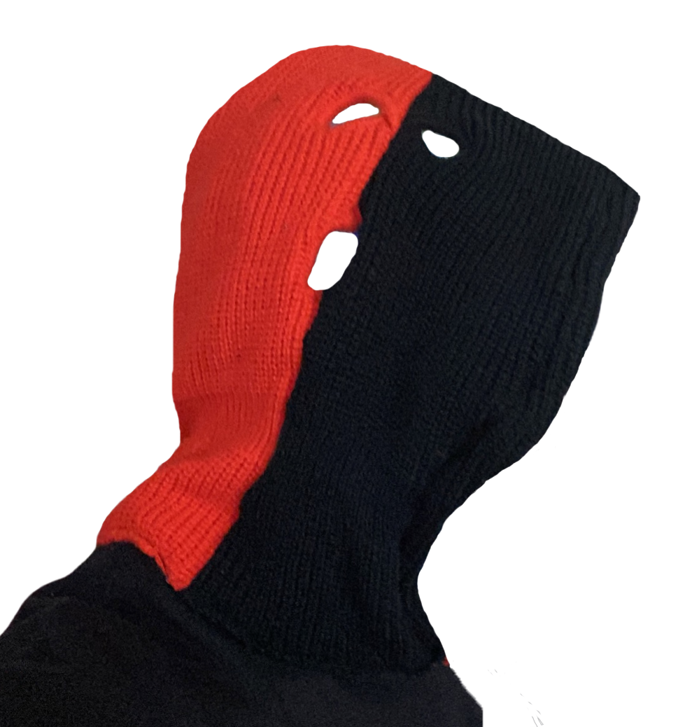 Ski Mask  Hoodie, Split, Duo, Half Half Hoodie