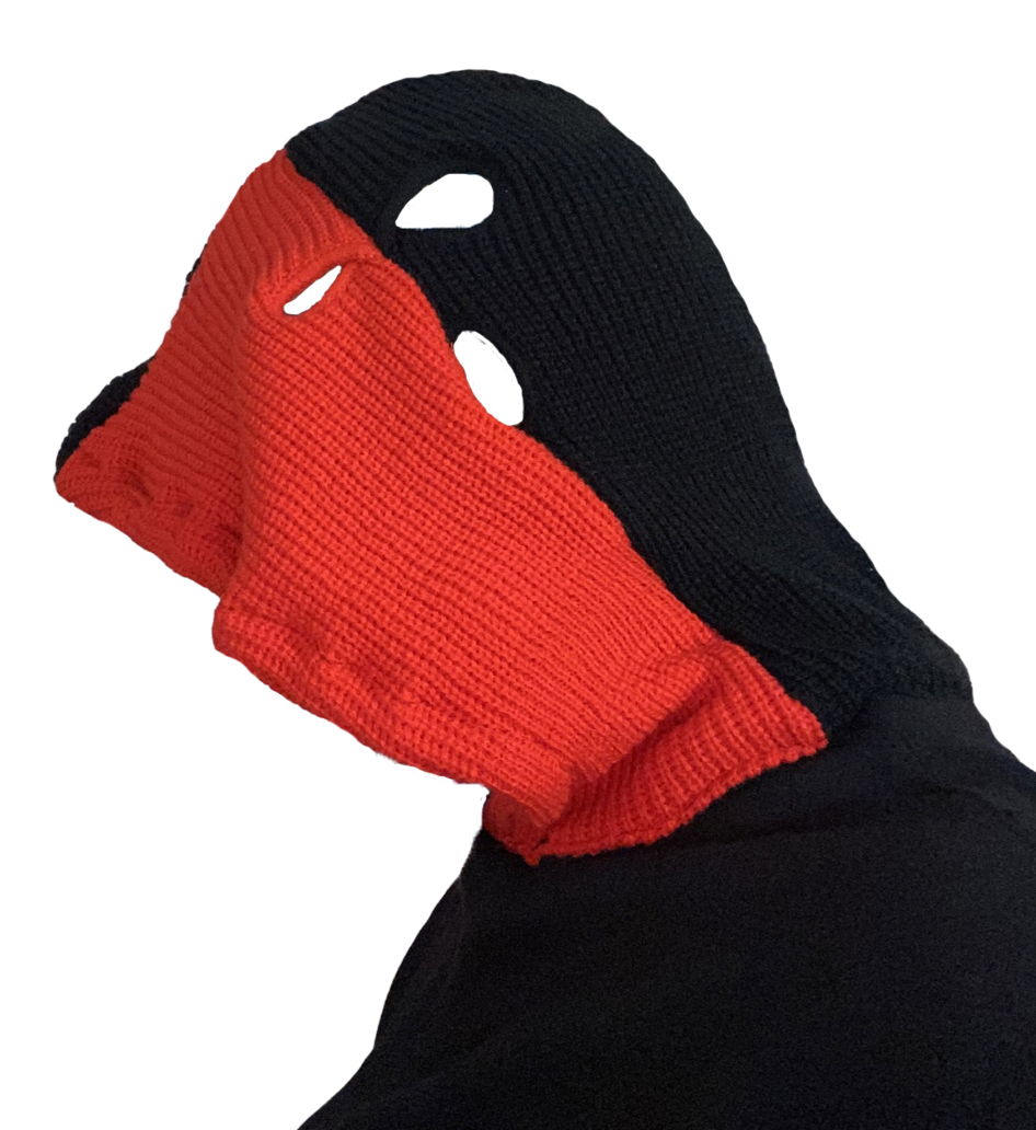 Ski Mask  Hoodie, Split, Duo, Half Half Hoodie