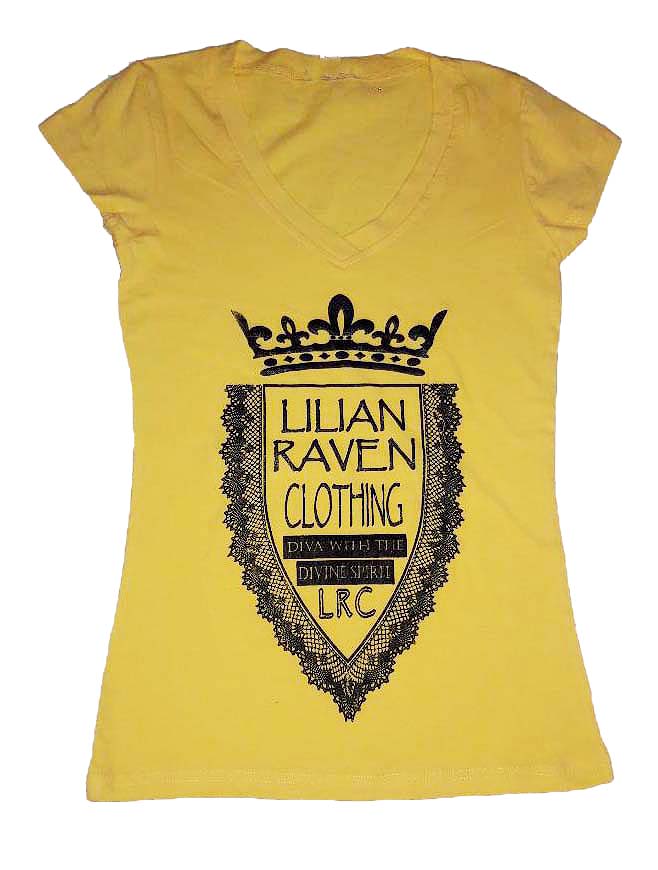 Lilian Raven Clothing Vintage Logo T Shirt